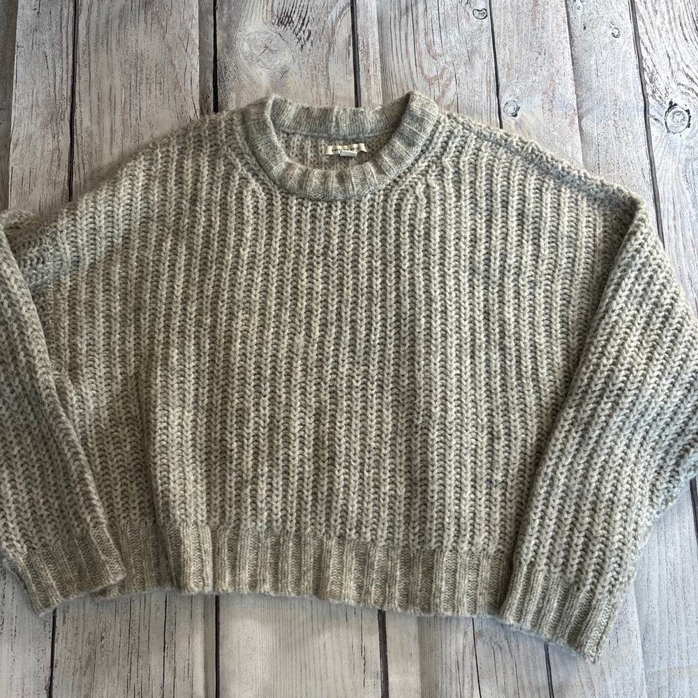 American Eagle Outfitters Gray Sweater Cardigan